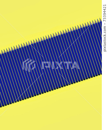Pattern of blue pencils. 73394421