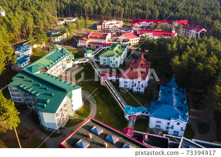 View from the height of the Autumn sanatorium Ruzhansky in Belarus View from the height of the Autumn sanatorium Ruzhansky in Belarus 73394917