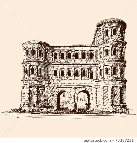 Medieval castle in Germany. Medieval castle in Germany. 73397231