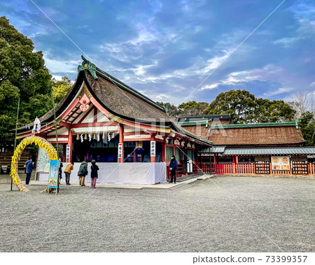 First visit to the shrine at Tsushima Shrine in Tsushima City, Aichi Prefecture 73399357