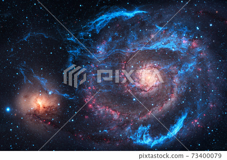 Awesome of endless cosmos. Elements of this image furnished by NASA Awesome of endless cosmos. Elements of this image furnished by NASA 73400079