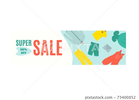 Super sale concept web internet banner, big - Stock Illustration  [73400852] - PIXTA