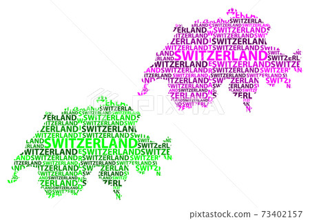 Map of Switzerland - vector illustration 73402157