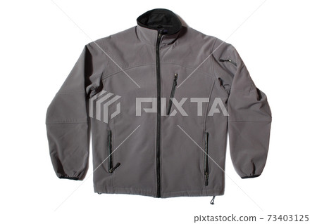 Softshell jacket on white background. Softshell jacket on white background. 73403125