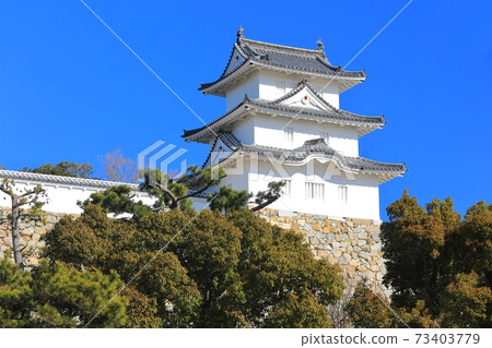 [Hyogo Prefecture] Akashi Castle under fine weather (Tatsumi Tower) 73403779