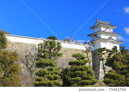 [Hyogo Prefecture] Akashi Castle under fine weather (Tatsumi Tower) 73403784