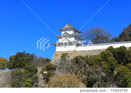 [Hyogo Prefecture] Akashi Castle under fine weather (Akashi Castle) 73403795