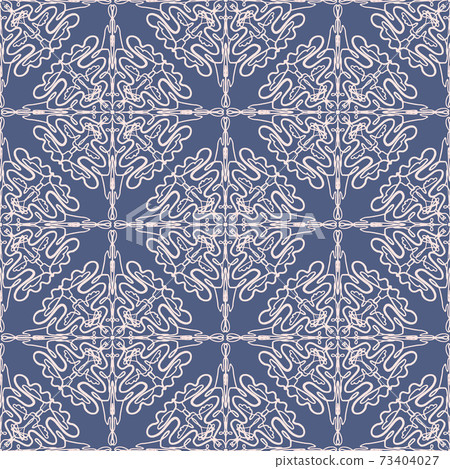 Dark abstract arabic lace floral pattern Dark abstract arabic lace floral pattern 73404027