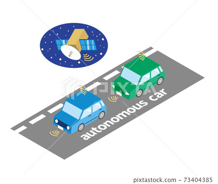 Image illustration of automatic driving Image illustration of automatic driving 73404385