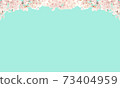 Blue sky and cherry blossoms 73404959