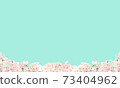 Blue sky and cherry blossoms 73404962