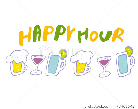 Happy hour liquor alcohol glass beer wine sour Happy hour liquor alcohol glass beer wine sour 73405542