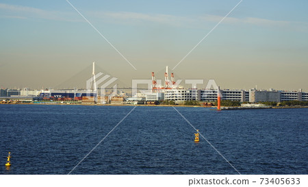 Yokohama Port, Daikoku Pier and Tsurumi Tsubasa Bridge 73405633