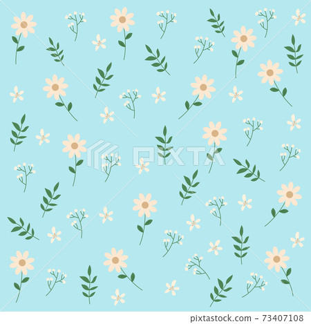 Daisy flower pattern vector illustration - Stock Illustration [73407108 ...