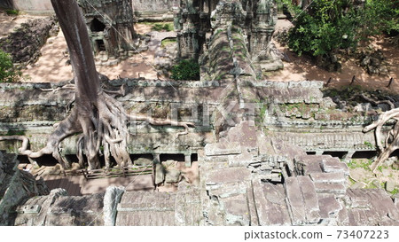 [World Heritage] Angkor archipelago, Ta Prohm in Siem Reap 73407223