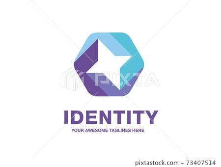 creative Impossible hexagon sign. Corporate Business geometric impossible abstract Logo creative Impossible hexagon sign. Corporate Business geometric impossible abstract Logo 73407514