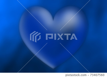 A fantastic background illustration with a glossy three-dimensional heart floating against a background of fluttering satin cloth. There are other colors such as blue. A fantastic background illustration with a glossy three-dimensional heart floating against a background of fluttering satin cloth. There are other colors such as blue. 73407560