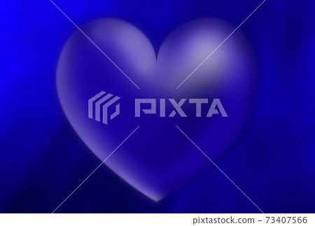 A fantastic background illustration with a glossy three-dimensional heart floating against a background of fluttering satin cloth. There are other colors such as blue. A fantastic background illustration with a glossy three-dimensional heart floating against a background of fluttering satin cloth. There are other colors such as blue. 73407566