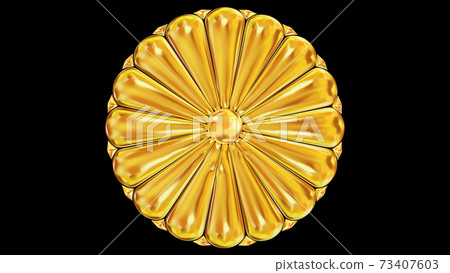 金色日本國徽菊花花rest（16個八折菊） 73407603