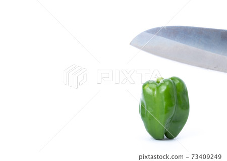 豌豆廚房切白色背景 73409249