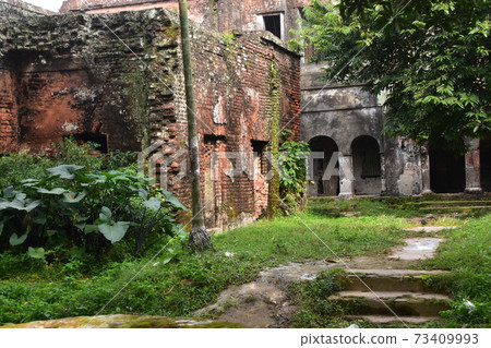 Dhaka, Bangladesh, Ancient Gao, Panam Nogol, an old millionaire residential area, abandoned old residence Dhaka, Bangladesh, Ancient Gao, Panam Nogol, an old millionaire residential area, abandoned old residence 73409993