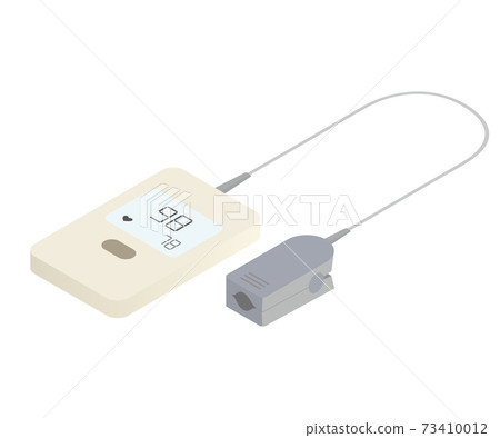 脈搏血氧儀，用於測量血氧濃度（帶探頭的類型） 73410012