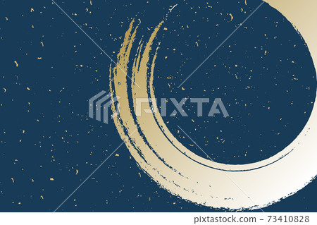 Illustration material Background material Japanese style Japanese paper Brush calligraphy vector 73410828