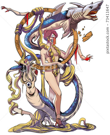 Illusion Woman Eye Beholder Creature Monster Horror Original Character 73411647
