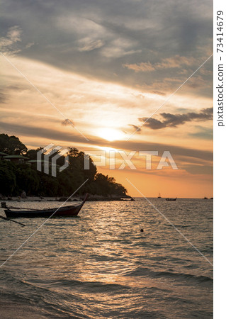 Beautiful evening view of Koh Lipe resort 73414679