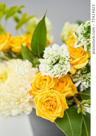Bouquet 012. Finished flower arrangement in a vase for home. Flowers bunch, set for interior. Fresh cut flowers for decoration home. European floral shop. Delivery fresh cut flower. Bouquet 012. Finished flower arrangement in a vase for home. Flowers bunch, set for interior. Fresh cut flowers for decoration home. European floral shop. Delivery fresh cut flower. 73414923
