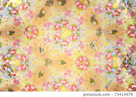 Cute chiyogami, floral pattern, kaleidoscope 7 Cute chiyogami, floral pattern, kaleidoscope 7 73414979