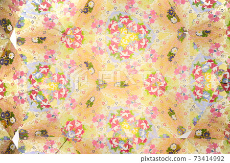 Cute chiyogami, floral pattern, kaleidoscope 11 Cute chiyogami, floral pattern, kaleidoscope 11 73414992