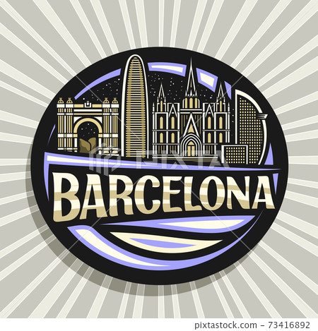 Vector logo for Barcelona 73416892