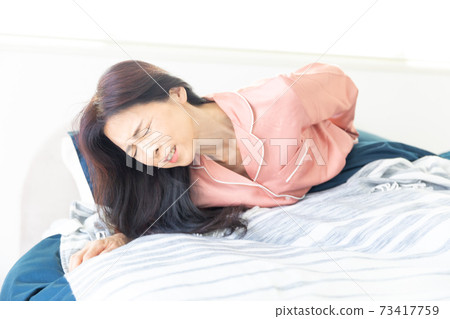Woman in pain 73417759