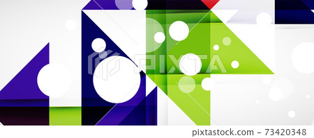 Set of vector triangle geometric backgrounds. Vector illustration for covers, banners, flyers and posters and other designs Set of vector triangle geometric backgrounds. Vector illustration for covers, banners, flyers and posters and other designs 73420348