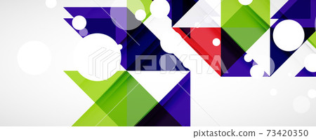 Set of vector triangle geometric backgrounds. Vector illustration for covers, banners, flyers and posters and other designs Set of vector triangle geometric backgrounds. Vector illustration for covers, banners, flyers and posters and other designs 73420350