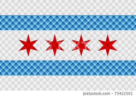 Mosaic flag of the Chicago Mosaic flag of the Chicago 73422501