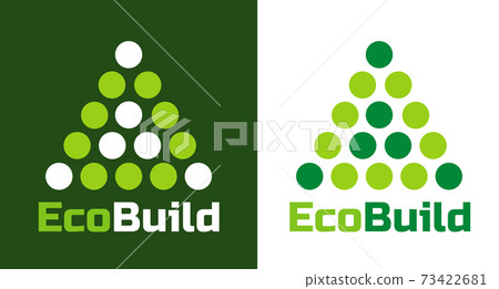 Home building logo and symbols. Eco Real estate vector logo. 73422681