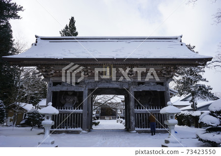 Snow Tono Jokenji Temple and Kappa 73423550