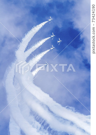 Blue Impulse Air Self-Defense Force fighter plane Iruma Air Base 73424190