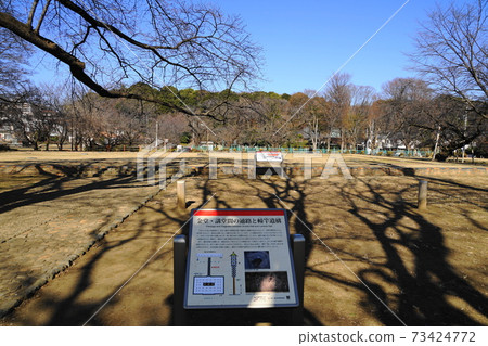 77年1月國分寺古蹟武藏國分寺遺址和國分寺懸崖線(背景) 77年1月國分寺古蹟武藏國分寺遺址和國分寺懸崖線(背景) 73424772