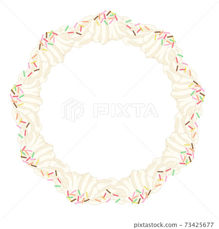 Fresh cream frame 2 (color chocolate cosplay) Fresh cream frame 2 (color chocolate cosplay) 73425677