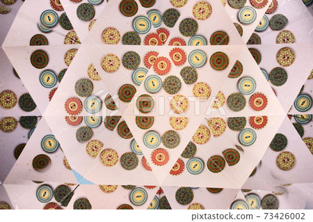 Hobby button, kaleidoscope 3 Hobby button, kaleidoscope 3 73426002