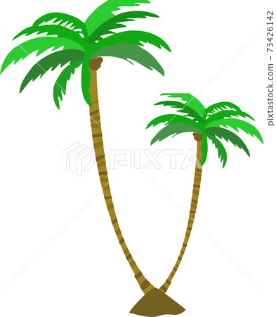 Cute palm tree 73426142