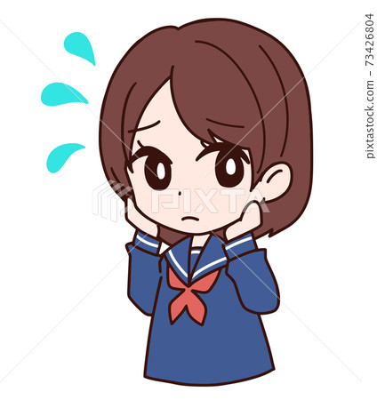 High school girls sweat High school girls sweat 73426804
