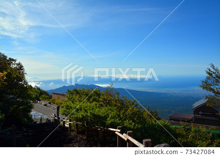 Object of worship and source of art-superb view of Mt. Fuji 5th station 73427084