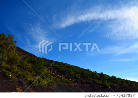 Object of worship and source of art-superb view of Mt. Fuji 5th station 73427087