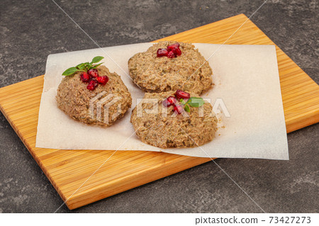 Georgian cuisine - pkhali from beans Georgian cuisine - pkhali from beans 73427273