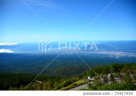 Object of worship and source of art-superb view of Mt. Fuji 5th station 73427454