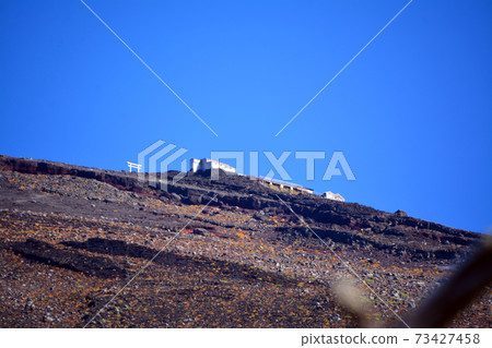 Object of worship and source of art-superb view of Mt. Fuji 5th station 73427458
